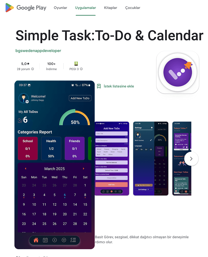 Simple Task project image